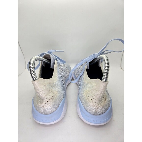 Nike Free RN Flyknit Shoes Women's 7.5 Hydrogen Blue Running Athletic Sneakers - Picture 5 of 8
